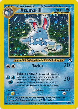 Azumarill (2/111) [Neo Genesis Unlimited] | Anubis Games and Hobby