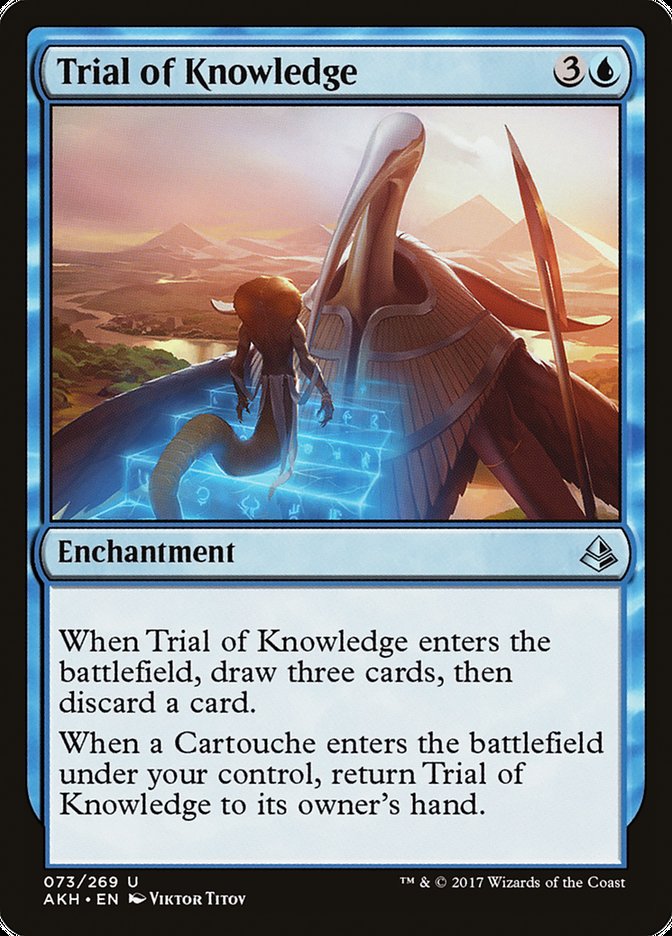 Trial of Knowledge [Amonkhet] | Anubis Games and Hobby