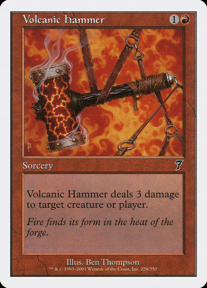 Volcanic Hammer [Seventh Edition] | Anubis Games and Hobby