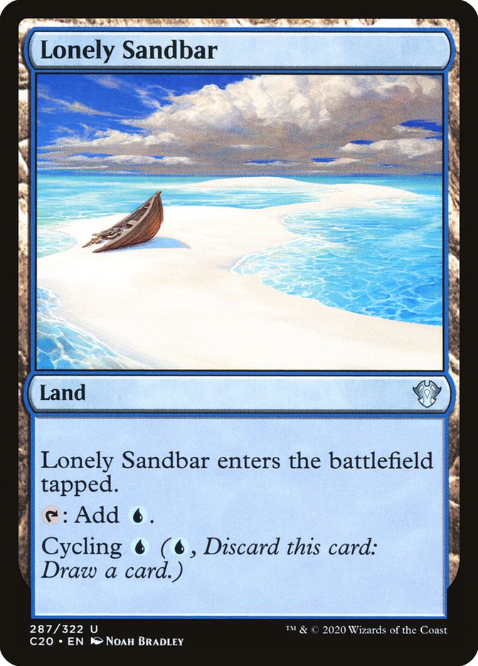 Lonely Sandbar [Commander 2020] | Anubis Games and Hobby