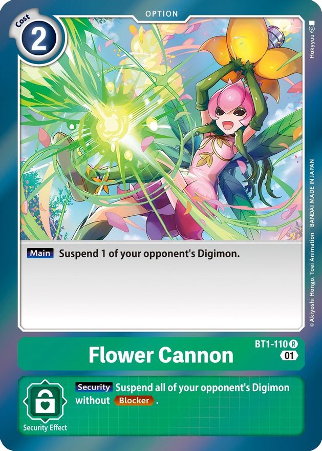 Flower Cannon [BT1-110] [Starter Deck: Ultimate Ancient Dragon] | Anubis Games and Hobby