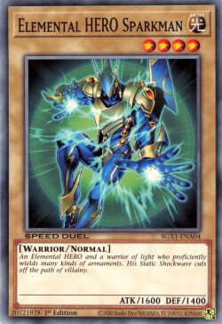 Elemental HERO Sparkman [SGX1-ENA04] Common | Anubis Games and Hobby