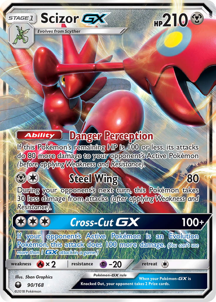 Scizor GX (90/168) [Sun & Moon: Celestial Storm] | Anubis Games and Hobby