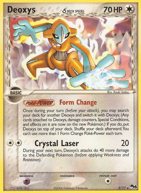 Deoxys (2/17) (Delta Species) [POP Series 4] | Anubis Games and Hobby