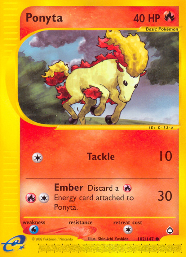 Ponyta (102/147) [Aquapolis] | Anubis Games and Hobby