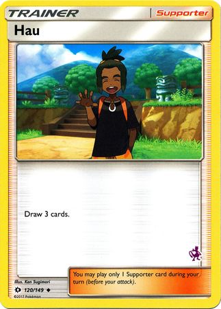 Hau (120/149) (Mewtwo Deck) [Battle Academy 2020] | Anubis Games and Hobby