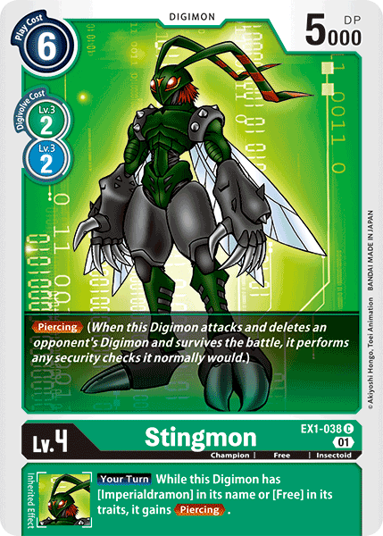 Stingmon [EX1-038] [Classic Collection] | Anubis Games and Hobby