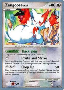 Zangoose LV.29 (66/127) (Queengar - Jason Martinez) [World Championships 2009] | Anubis Games and Hobby