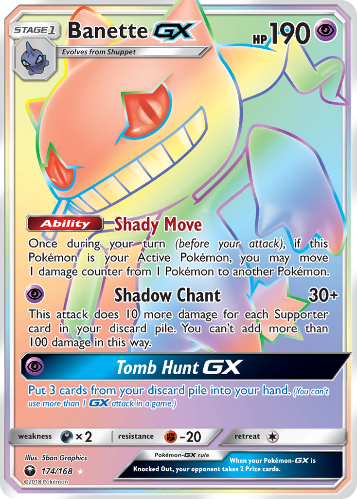 Banette GX (174/168) [Sun & Moon: Celestial Storm] | Anubis Games and Hobby