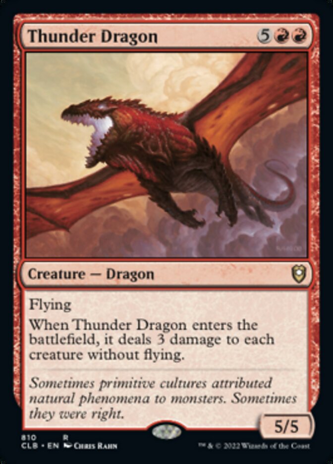 Thunder Dragon [Commander Legends: Battle for Baldur's Gate] | Anubis Games and Hobby