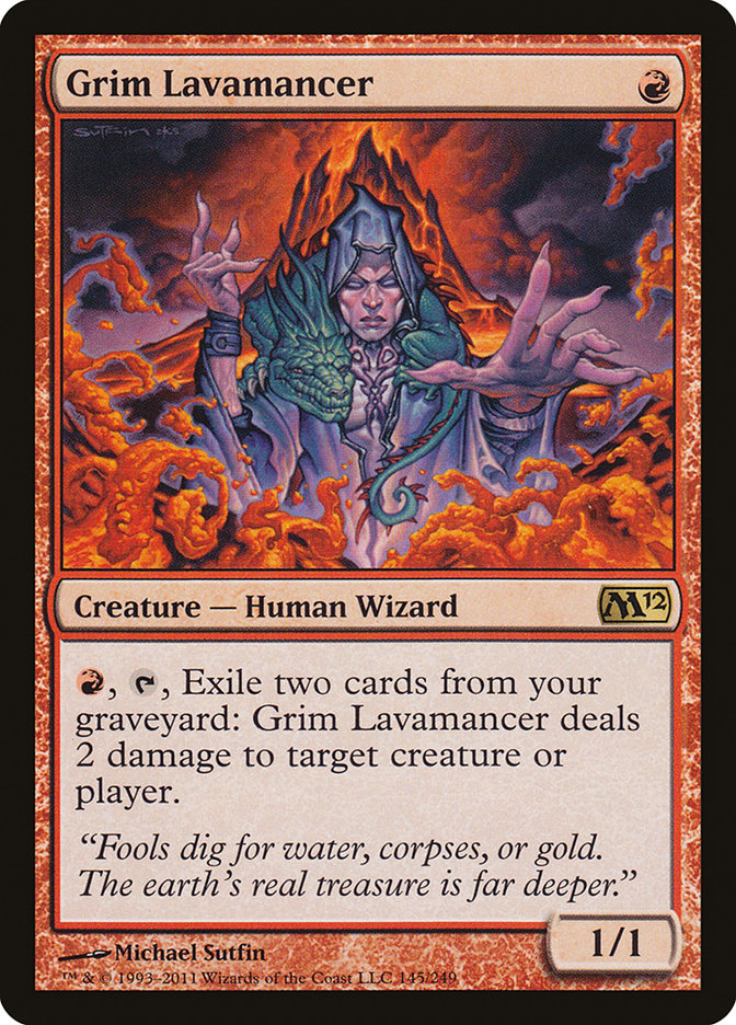 Grim Lavamancer [Magic 2012] | Anubis Games and Hobby