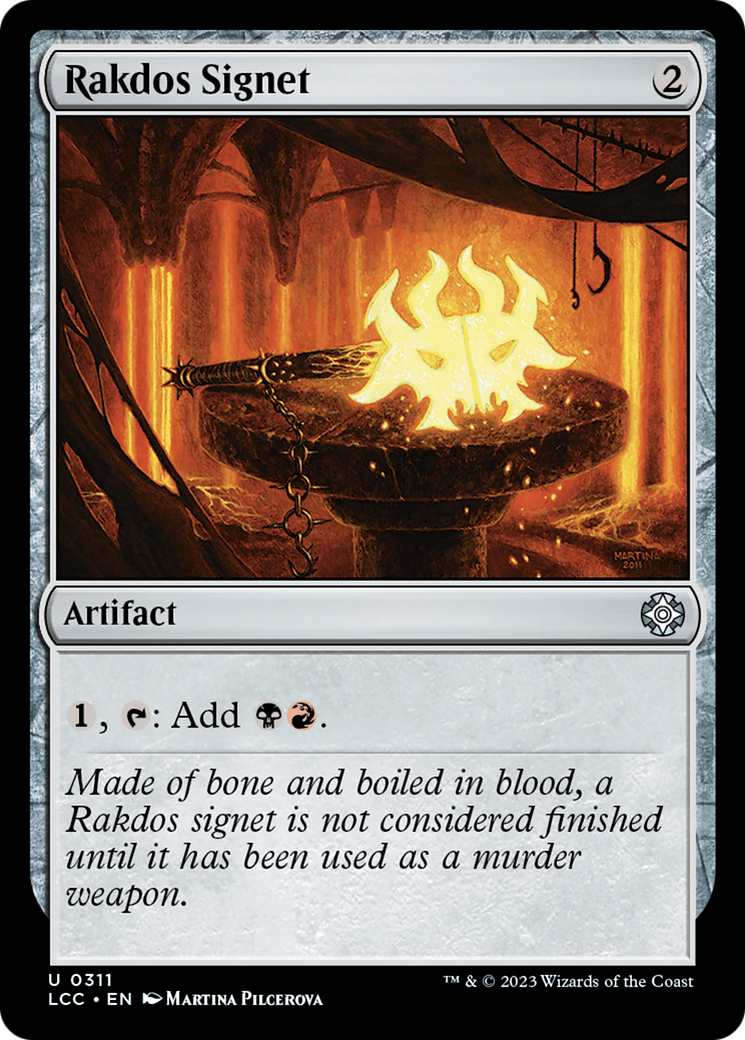 Rakdos Signet [The Lost Caverns of Ixalan Commander] | Anubis Games and Hobby