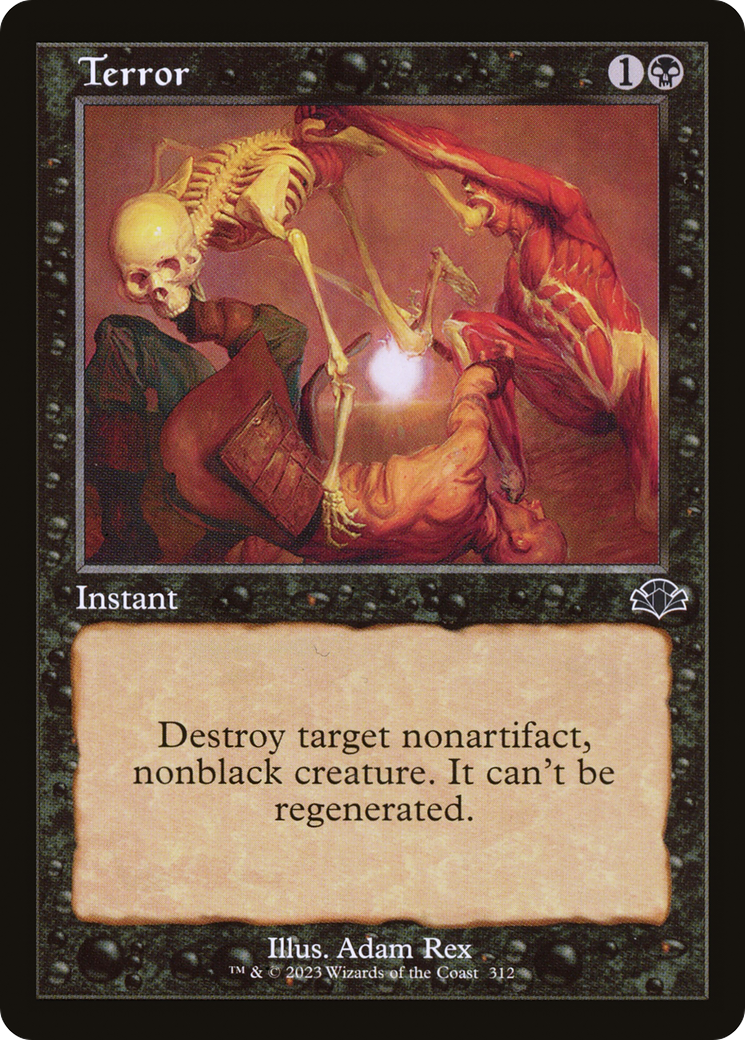 Terror (Retro) [Dominaria Remastered] | Anubis Games and Hobby