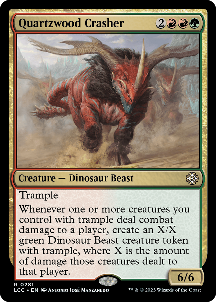 Quartzwood Crasher [The Lost Caverns of Ixalan Commander] | Anubis Games and Hobby