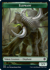 Elephant // Thopter Double-Sided Token [Starter Commander Decks] | Anubis Games and Hobby