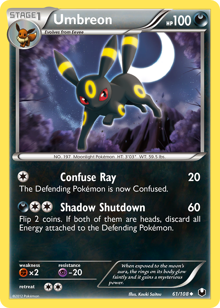 Umbreon (61/108) [Black & White: Dark Explorers] | Anubis Games and Hobby