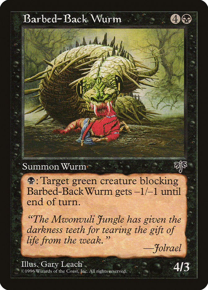Barbed-Back Wurm [Mirage] | Anubis Games and Hobby