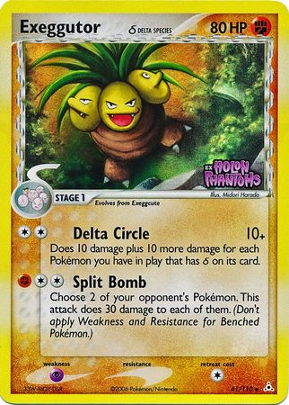 Exeggutor (41/110) (Delta Species) (Stamped) [EX: Holon Phantoms] | Anubis Games and Hobby