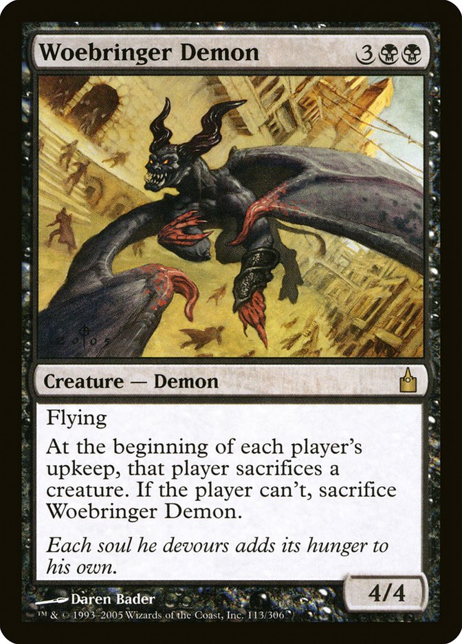 Woebringer Demon [Ravnica: City of Guilds] | Anubis Games and Hobby