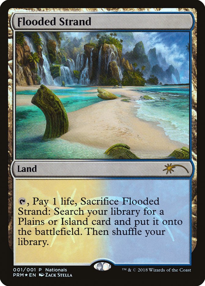 Flooded Strand (Nationals) [Nationals Promos] | Anubis Games and Hobby