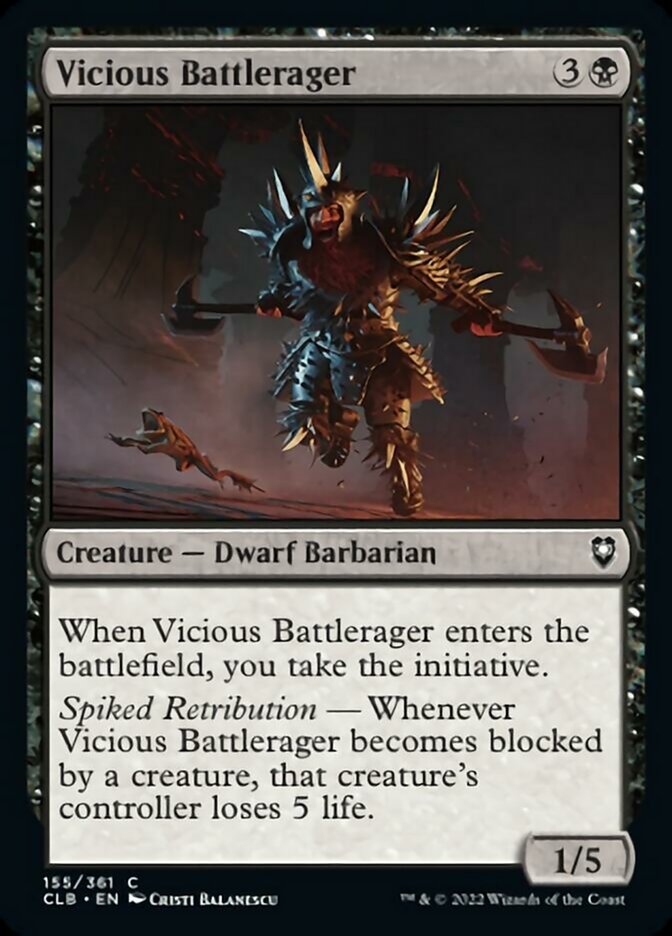 Vicious Battlerager [Commander Legends: Battle for Baldur's Gate] | Anubis Games and Hobby