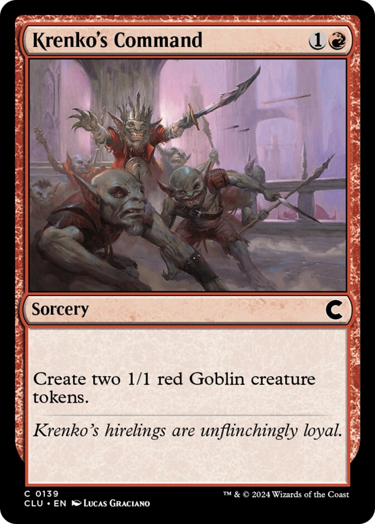 Krenko's Command [Ravnica: Clue Edition] | Anubis Games and Hobby