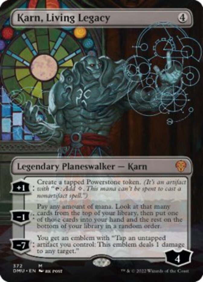 Karn, Living Legacy (Borderless) [Dominaria United] | Anubis Games and Hobby
