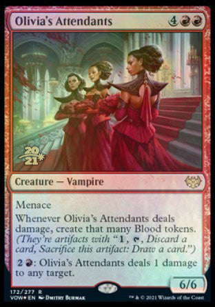 Olivia's Attendants [Innistrad: Crimson Vow Prerelease Promos] | Anubis Games and Hobby