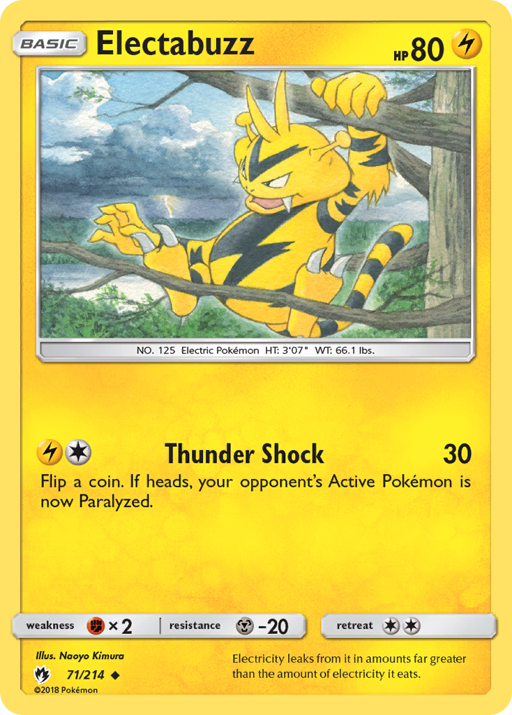 Electabuzz (71/214) [Sun & Moon: Lost Thunder] | Anubis Games and Hobby