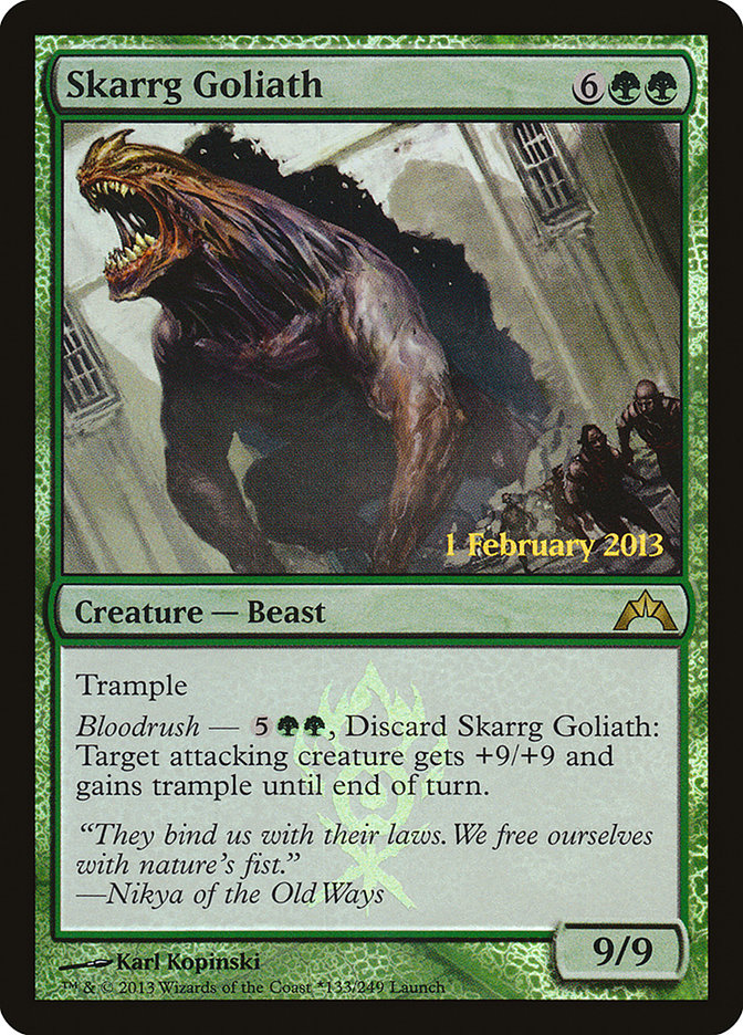 Skarrg Goliath (Launch) [Gatecrash Prerelease Promos] | Anubis Games and Hobby