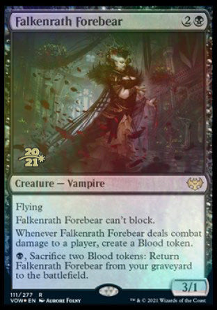 Falkenrath Forebear [Innistrad: Crimson Vow Prerelease Promos] | Anubis Games and Hobby