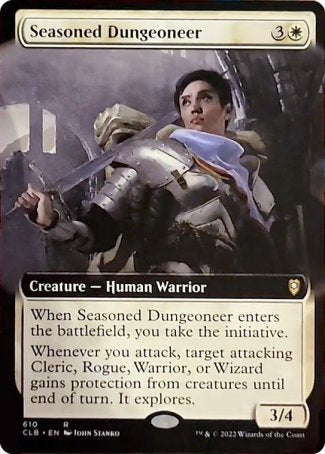 Seasoned Dungeoneer (Extended Art) [Commander Legends: Battle for Baldur's Gate] | Anubis Games and Hobby