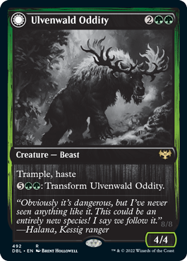 Ulvenwald Oddity // Ulvenwald Behemoth [Innistrad: Double Feature] | Anubis Games and Hobby