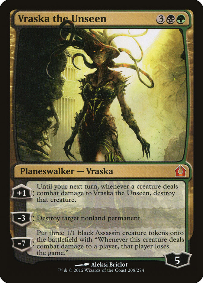 Vraska the Unseen [Return to Ravnica] | Anubis Games and Hobby