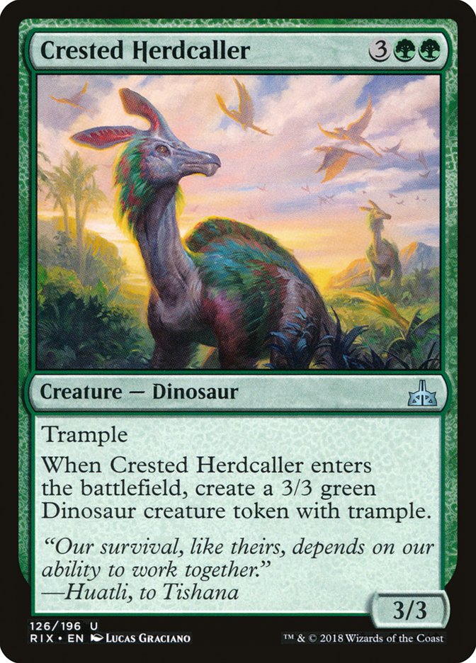 Crested Herdcaller [Rivals of Ixalan] | Anubis Games and Hobby
