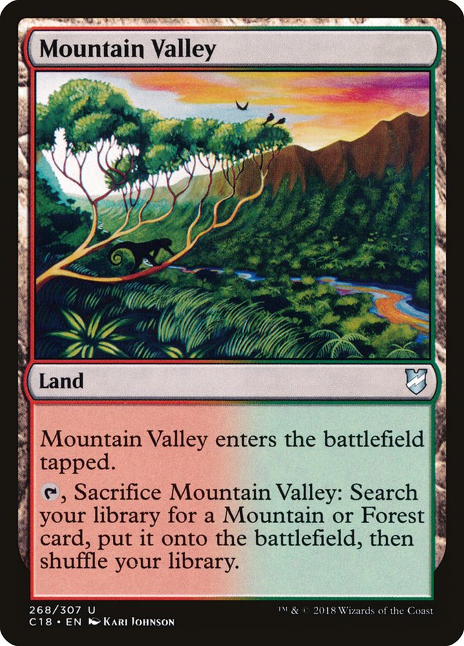 Mountain Valley [Commander 2018] | Anubis Games and Hobby