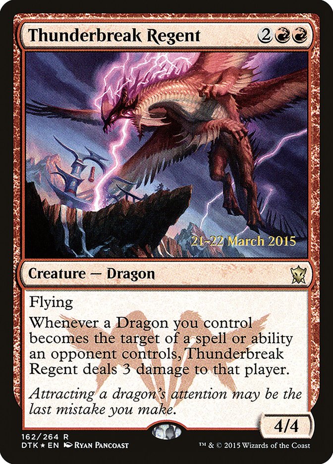 Thunderbreak Regent [Dragons of Tarkir Prerelease Promos] | Anubis Games and Hobby