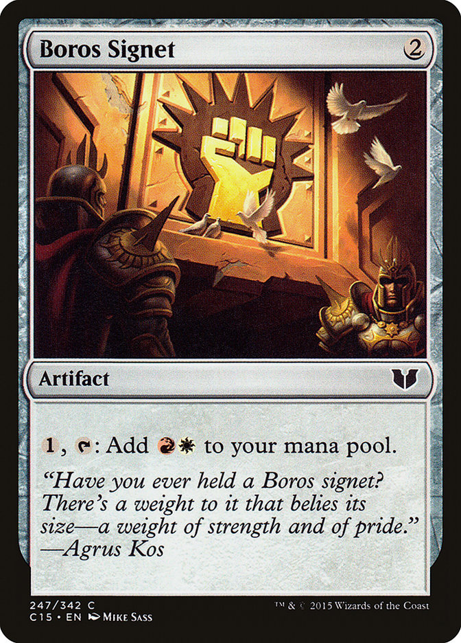 Boros Signet [Commander 2015] | Anubis Games and Hobby