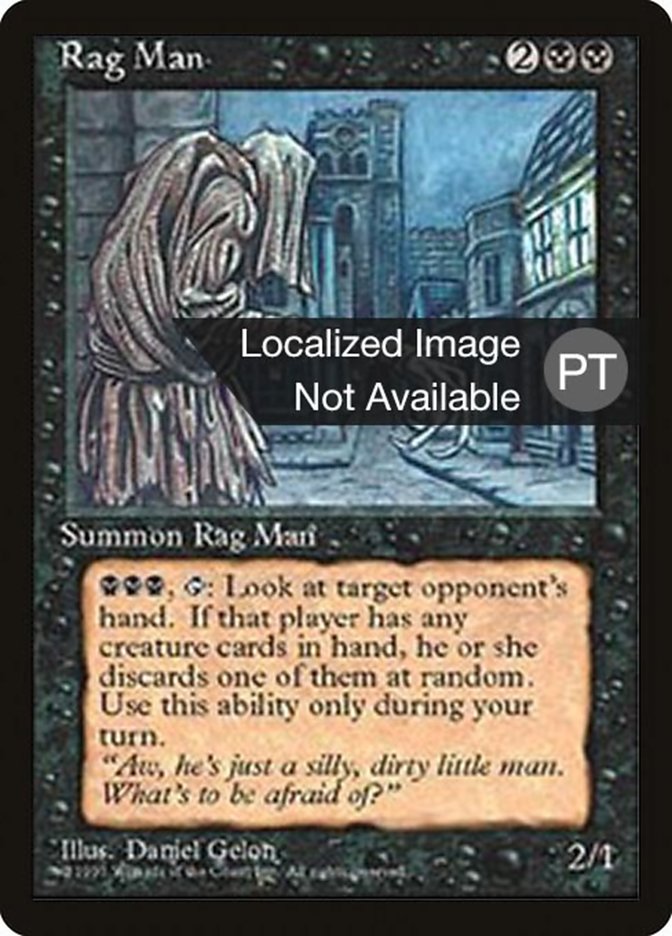 Rag Man [Fourth Edition (Foreign Black Border)] | Anubis Games and Hobby