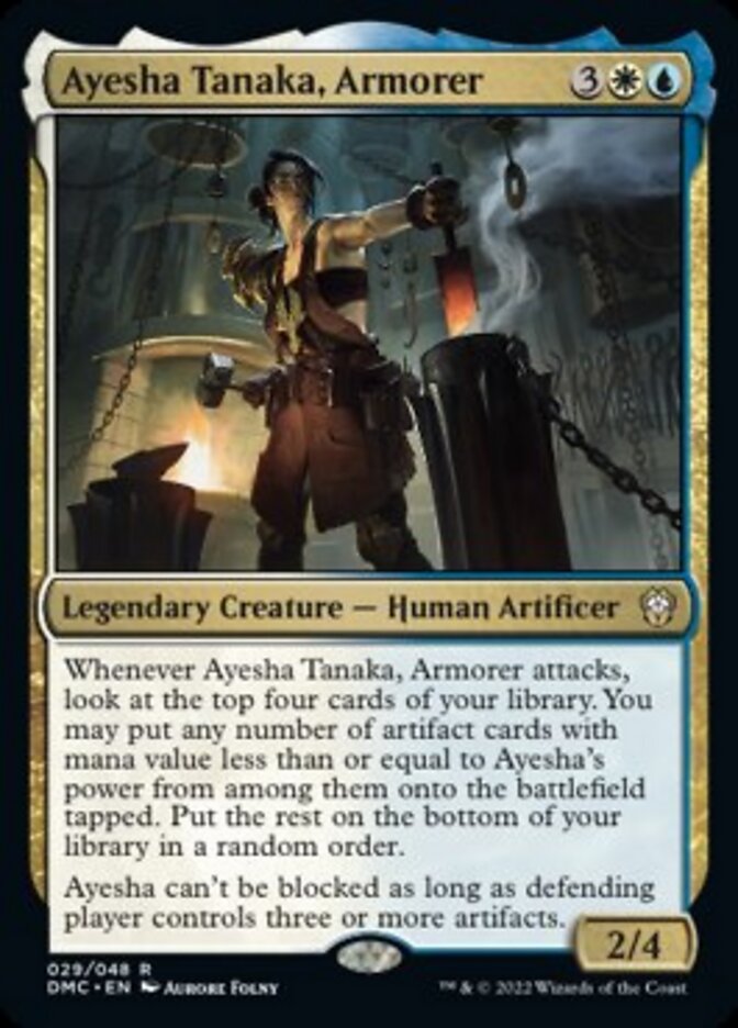 Ayesha Tanaka, Armorer [Dominaria United Commander] | Anubis Games and Hobby