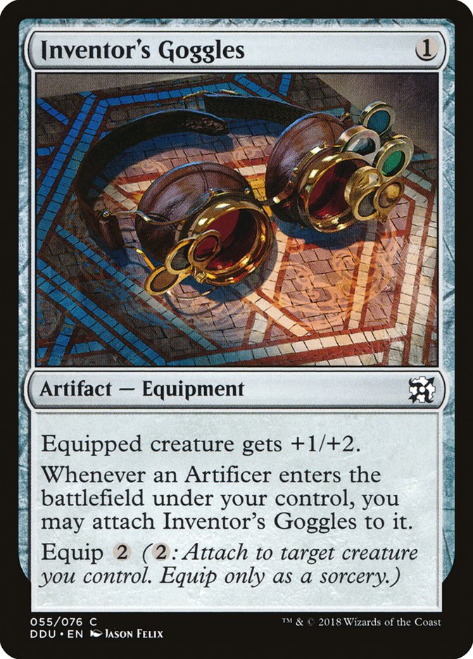 Inventor's Goggles [Duel Decks: Elves vs. Inventors] | Anubis Games and Hobby