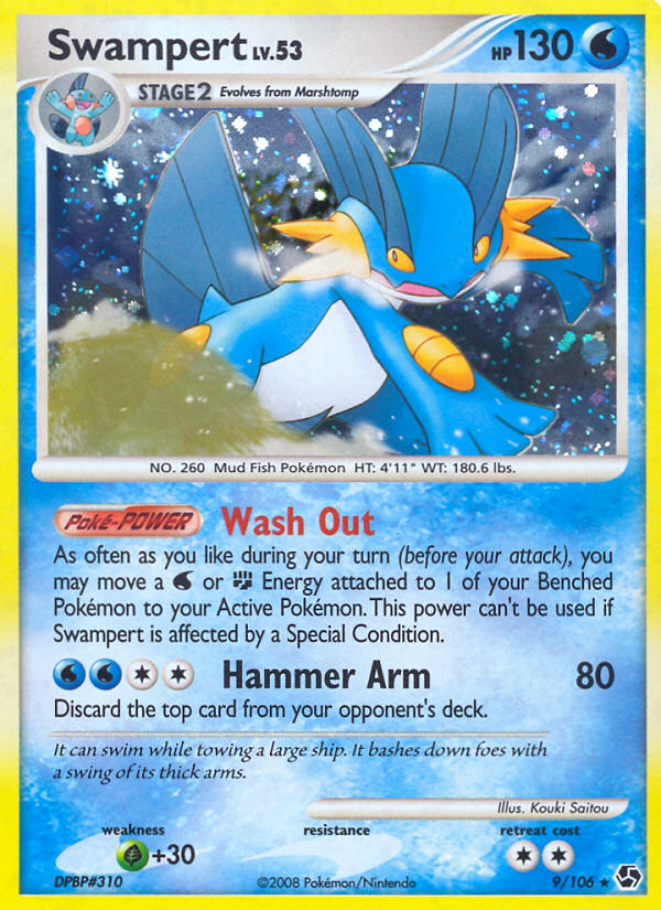Swampert (9/106) [Diamond & Pearl: Great Encounters] | Anubis Games and Hobby