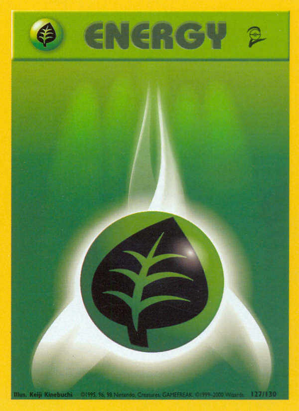 Grass Energy (127/130) [Base Set 2] | Anubis Games and Hobby