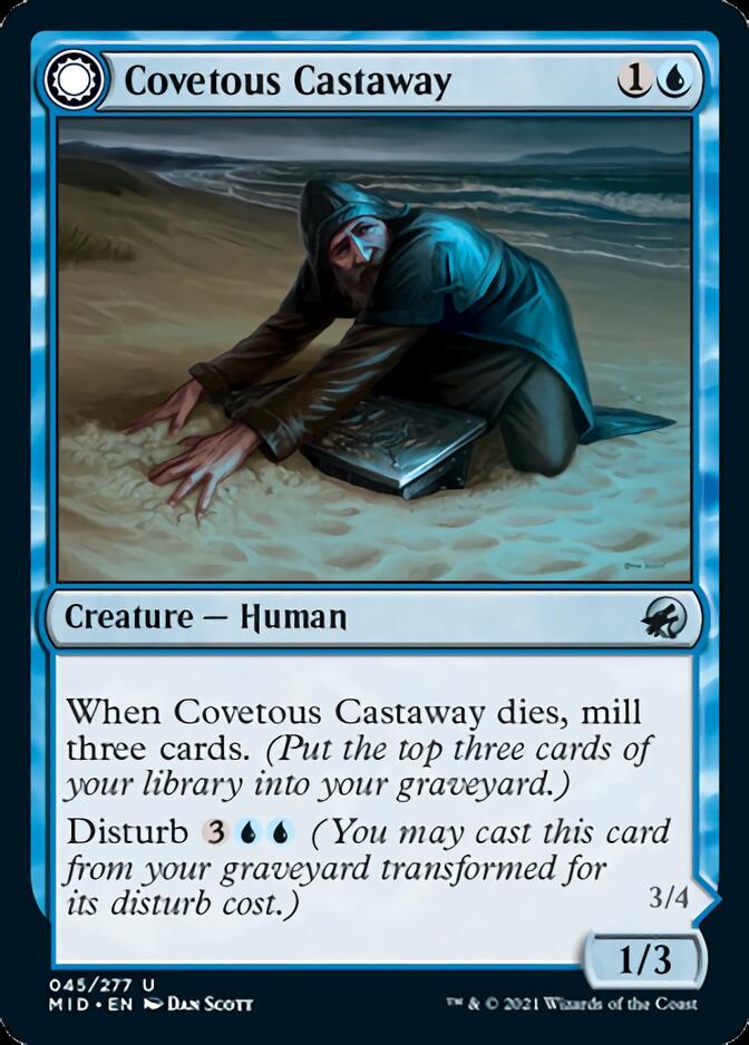 Covetous Castaway // Ghostly Castigator [Innistrad: Midnight Hunt] | Anubis Games and Hobby