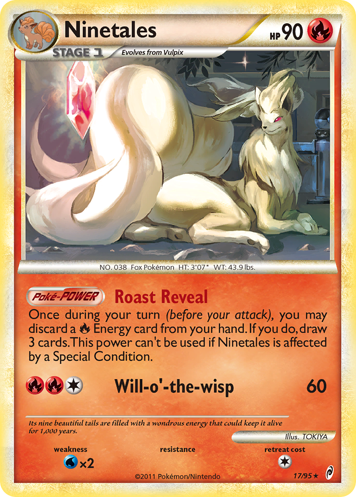 Ninetales (17/95) [HeartGold & SoulSilver: Call of Legends] | Anubis Games and Hobby