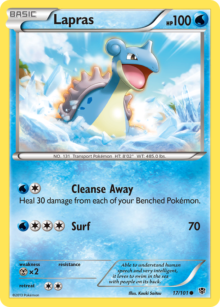 Lapras (17/101) [Black & White: Plasma Blast] | Anubis Games and Hobby