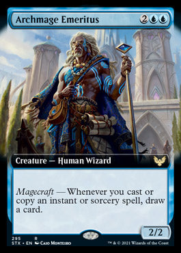 Archmage Emeritus (Extended Art) [Strixhaven: School of Mages] | Anubis Games and Hobby