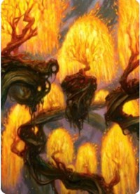 Grove of the Burnwillows Art Card [Zendikar Rising Art Series] | Anubis Games and Hobby