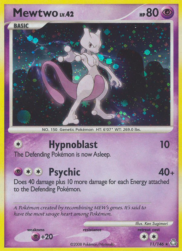 Mewtwo (11/146) [Diamond & Pearl: Legends Awakened] | Anubis Games and Hobby