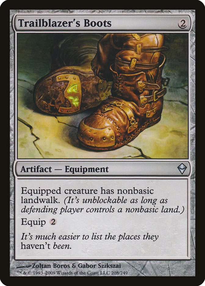 Trailblazer's Boots [Zendikar] | Anubis Games and Hobby